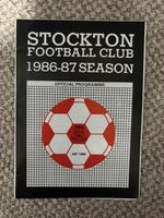 STOCKTON v WILLINGTON  NORTHERN LEAGUE 1986 - 87