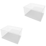 Clear Acrylic Display Case Reusable Showcase for Collectible Figures