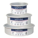 Loyal 3" Deep Round Elite Anodised Cake Tin