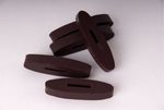 Rubber Rein stops for Martingales.  Sold in Pairs. Black, Brown, White