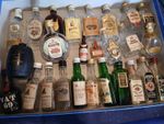 26 Miniature Empty Alcohol Bottles Whisky