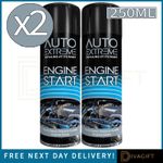 2 x EASY ENGINE START SPRAY 250ML PETROL DIESEL PARAFFIN ENGINES COLD STARTING