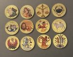 Set Of 12 Zodiac Coins
