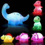 6 PCS Baby Bath Toys LED Colorful Kids Sensory Toys Liquid Sensor Light Up 
