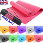 Yoga Mat Thick 6mm 183cm x 61cm Non Slip with Bag Pilates Exercise Gym Floor