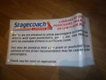Stagecoach London, pushchair interior vinyl sticker, low floor buses, ALX200/400