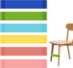 6 Pack Chair Bands for Kids with Fidgety Feet, ADHD Tools for Kids, ROOKEA Sens…