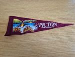 Vintage New Zealand Felt Pennant- Picton- 9.5"