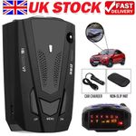 Police Safe Detector Voice Alert Speed 16 Band V7 GPS New Laser 360°. Car Radar