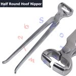Farriers Equipment | Half Round 12" Hoof Cutters - Hoof Nipper - Horse Nippers