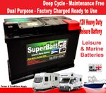 12V 130AH 130 AH SB HL500 Leisure Battery DEEP CYCLE Motorhome Caravan Campervan