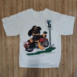 Vintage Garfield Kyle Petty 2002 NASCAR Ride Across America T-shirt Size Large