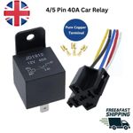 4/5 Pin 40A Car Relay Waterproof 12V/24V Auto Relay Normally Open