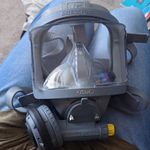 Interspiro Divator Full Face Respirator Mask Size M Grey / Inc Adapters
