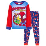 Marvel Boys Spidey & Amazing Friends Pyjama Set PJ Lounge Sleepwear Nightwear