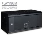 Platinum Enclosures 4u 300mm Deep Wall Mounted Data Cabinet 19 Inch Sever Rack