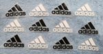 5,5cm Adidas -Sports Logos Iron On- Black Or White