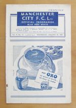 MANCHESTER CITY v BOLTON WANDERERS FA Cup Replay 1946/1947 *VG Cond Programme*