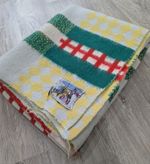 Vintage Wool Mix Blanket Made In Holland L 187 cm X W 138 cm 