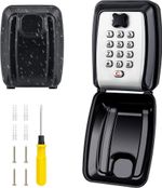 Key Safe Wall Mounted Police Approved Key Lock Box Outdoor Heavy Key Lock Box