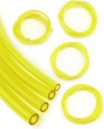 QWORK® 4 Pieces Universal Fuel Line, Petrol Fuel Line Hose Tube,2 x 3.5mm, 2.5 x