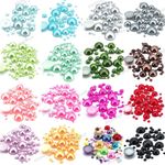 Flat Back Pearl Rhinestones Half Round Beads Face Gem Nail Art Card Making Craft