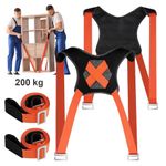 200kg Heavy Furniture Lifting Shoulder Straps Moving Aid Carrying Strong Belt UK