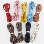 3mm Braided Genuine Leather String Cord Thong Jewellery Bracelet Necklace Making