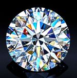 1ct D Natural Certified Excellent 6.5 mm Round VVS1 Diamond with GIA Certificate
