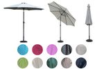 3m Aluminium Crank & Tilt Garden Parasol Umbrella – Available in 10 Colours