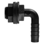 Water Butt & Rain Barrel Overflow Elbow-Tank Fitting with Nut & Washer.All Sizes