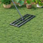 XL Lawn Leveling Rake Heavy Duty Effort Saving Lawn Level Tool Soil Garden Rake
