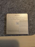 SONY MD2000 74 mins Minidisc MD Collectable Minidisk Rare Silver MDW74Z 007261