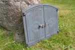 480 x 380mm Natural Cast iron fire door clay bread oven pizza stove smoke house