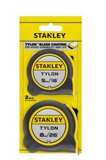TWIN PACK Stanley STHT9-989858 5M (16ft) & 8M (26ft) Tylon Blade Tape Measures 