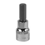 Sealey Hex Socket Bit 8mm 3/8"Sq Drive Forged Chrome Vanadium - SBH011