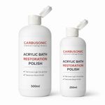 Carbusonic Acrylic Bath Scratch Remover Polish Shower Tray Restorer 250ml