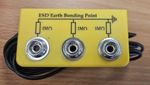 ESD Earthing Connection Box with Pushbutton Connection Option for 3 Earthing