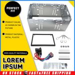 For Volkswagen Polo 9N3 2005-2009 Double DIN Radio Fascia Kit ISO Wiring Harness