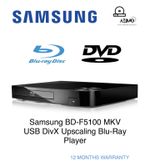 Samsung BD-F5100 Blu-ray Player HDMI USB MKV DivX compact WARRANTY