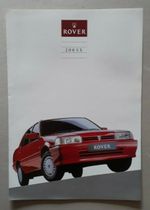 Rover 200 SX Brochure 1989 - 213 SX  216 SX