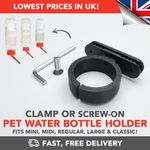 Pet Water Bottle Holder Guinea Pig & Rabbit Mice Rat  - Wall Or Cage Mount!