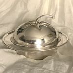 Edwardian Silver Plated Apple Dish – Holman & Norton, Birmingham