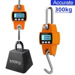 300kg Mini Crane Scale Portable LCD Digital Electronic Hook Hanging Weight Tool