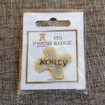 St. Austell Brewery Pin Badge KOREV Brand new still in package.