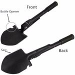 Portable Multifunction Mini Folding Spade Outdoor Camping Shovel Compass UK