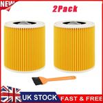2x Replacement Filter For Karcher Wet and Dry WD2 WD3.500 WD3 WD2 Plus Vacuum UK