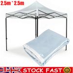 2.5*2.5m Waterproof Gazebo Top Cover Replacement Canopy Roof PVC Pop-up Cover