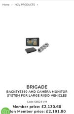 Brigade Backeye 360 Camera Kit