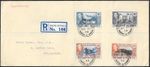 Scarce, Falkland Islands, 1938 High Values South Georgia First Day Cover